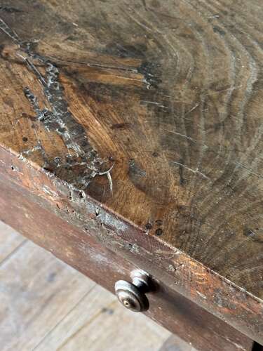 C1790 A Wonderful French Oak Table D'office Desk, Console, Sofa Table