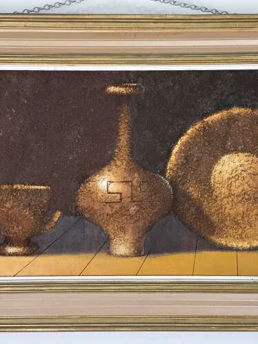 C1970 A Still Life Mixed Media Signed Wellman