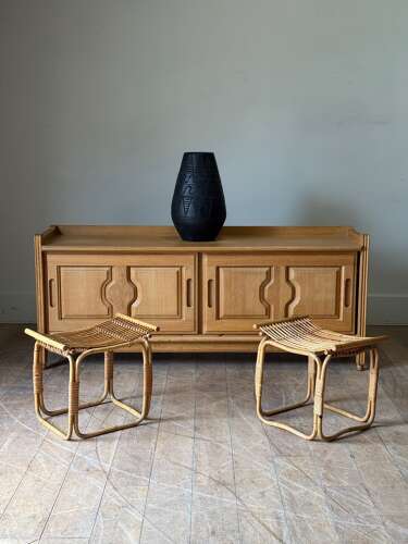 C1960 A French Oak Enfilade by Guillerme & Chambron