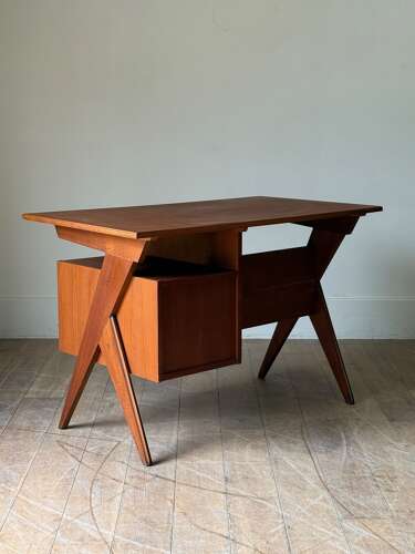 C1960 A Stylish Italian Teak Desk