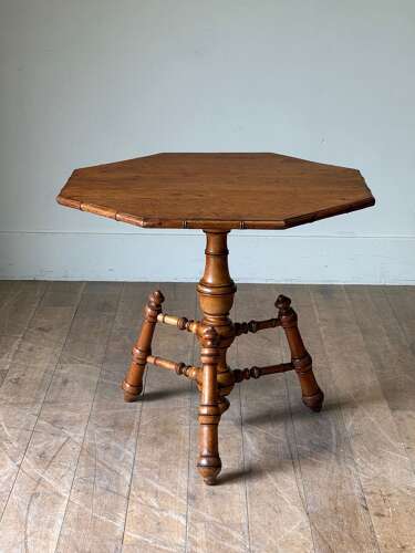 C1960 A Stylish French Faux Bamboo Gueridon