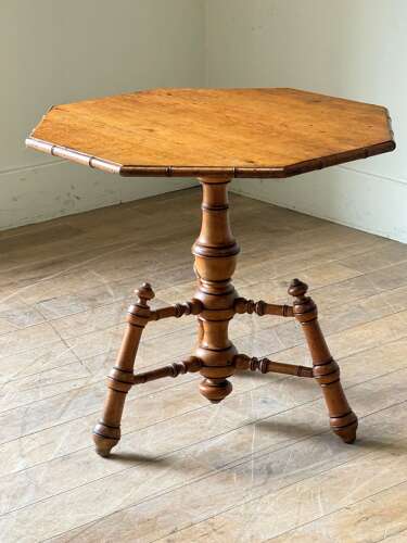 C1960 A Stylish French Faux Bamboo Gueridon