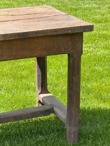 C1760 A Wonderful French Gnarley Oak Chateau Kitchen Table