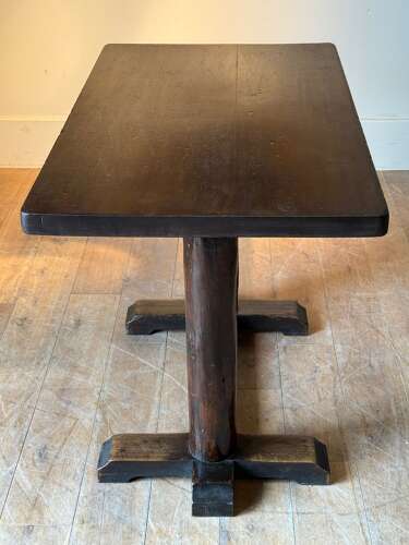 C1950 A Midcentury Rustic Spanish Console in Mixed Solid Woods