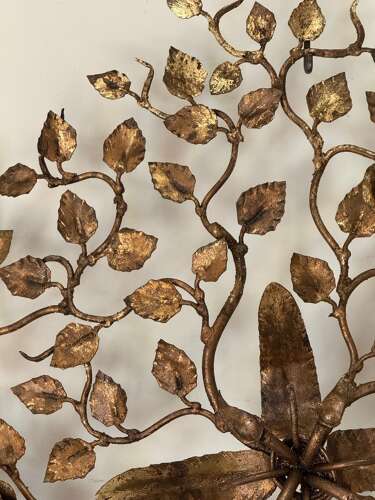 C1960 A Spanish Gilt Iron Twig Chandelier