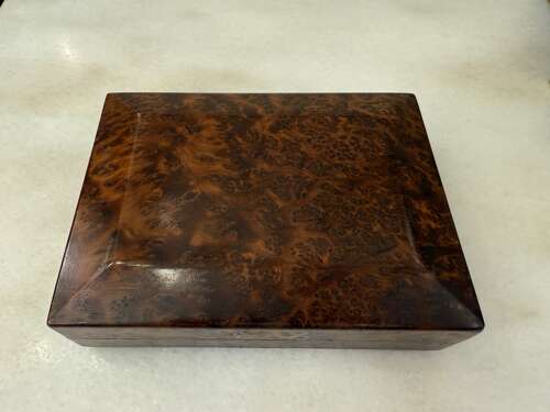 C1950 A French Burr Walnut Box