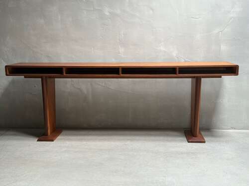 C1960 A Stylish Spanish Console Table in Mahogany