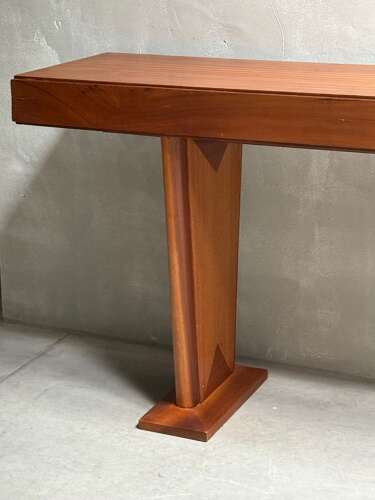 C1960 A Stylish Spanish Console Table in Mahogany