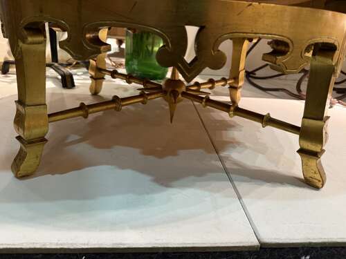 C1860 A Wonderful French Napoleon 3rd Gilt Wood Stool