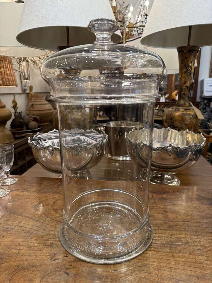 C1880 A HUGE French Pharmacy Glass Jar