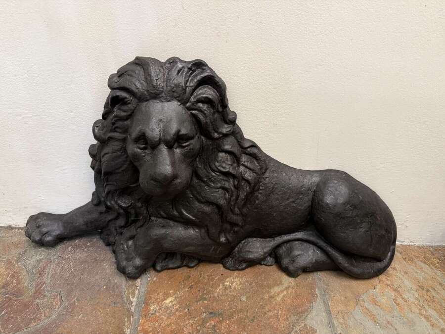 C1850 A HUGE English Cast Iron Lion