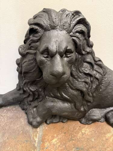 C1850 A HUGE English Cast Iron Lion