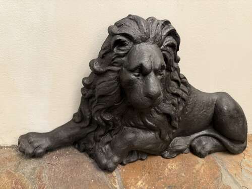 C1850 A HUGE English Cast Iron Lion