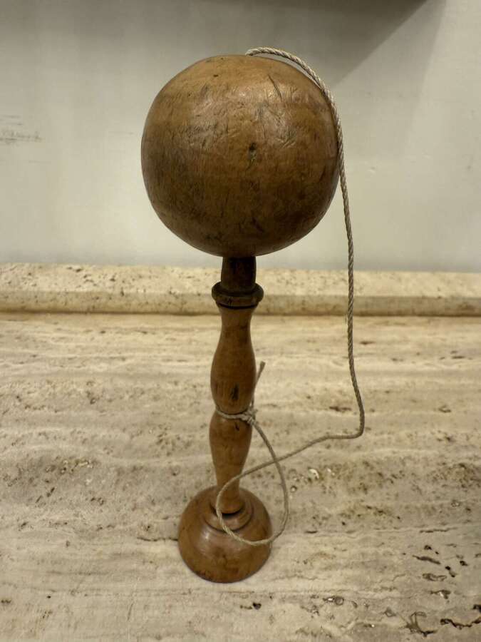 C1880 A English Wooden Childs Cup & Ball Toy