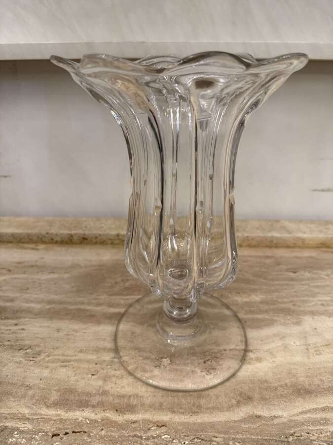 C1880 An English Crystal Glass Vase