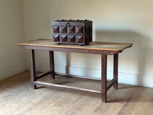C1820 A Stylish Spanish Poplar & Sycamore Catalan Console Table
