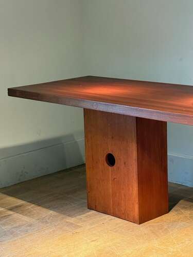 C1960A Stylish French Sapele Console Table or Desk