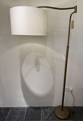 C1950 An Italian Telescopic Extendable Brass Floor Lamp