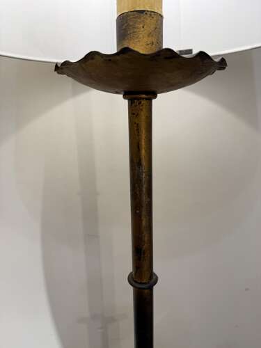 C1960 A Spanish Gilt Iron Floor Lamp