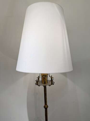 C1960 A Spanish Gilt Iron Floor Lamp