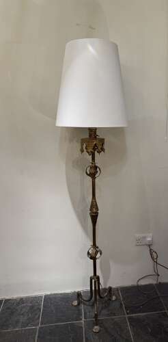 C1960 A Spanish Gilt Iron Floor Lamp