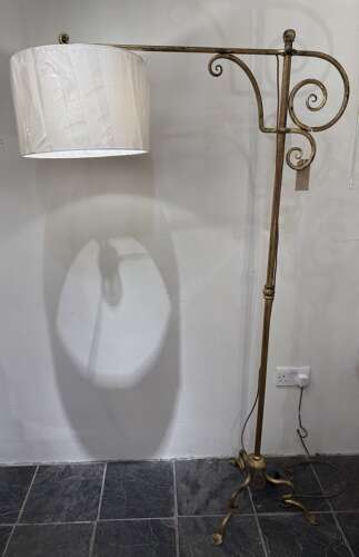 C1960 A Spanish Gilt Iron Floor Lamp