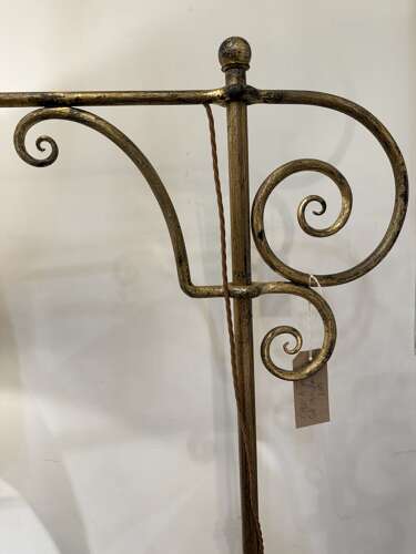 C1960 A Spanish Gilt Iron Floor Lamp