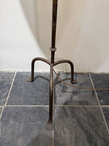 C1960 A Spanish Gilt Iron Floor Lamp