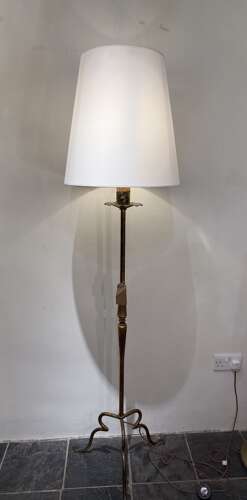 C1960 A Spanish Gilt Iron Floor Lamp