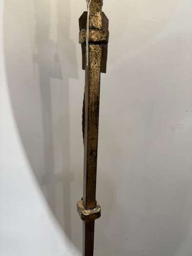 C1960 A Spanish Gilt Iron Floor Lamp