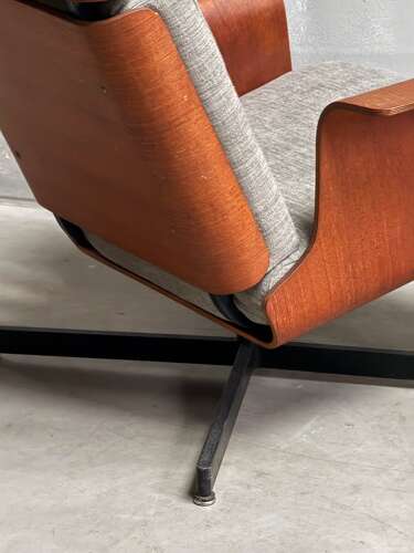 C1950 A Pair Of French Armchairs By Pierre Guariche For Ligne Roset