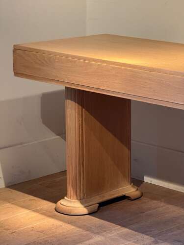 C1930 A Fine Pair of English Art Deco Oak Consoles / Serving Tables