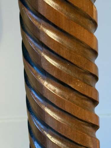 C1960 A Stylish Spanish Twisted Floor Lamp by Jordi Villanova