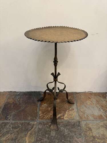 C1960 An Elegant Spanish Gilt Iron Martini Table