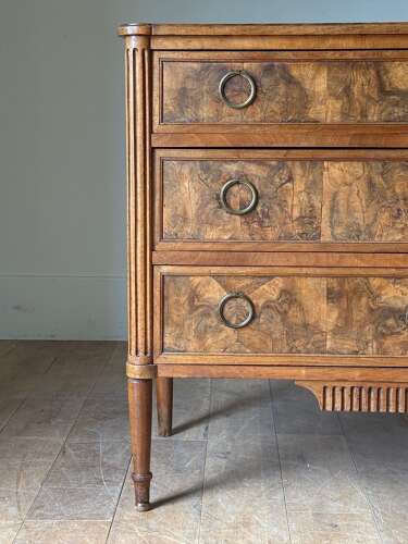 C1795-99 A French Directoire Walnut & Olive Wood Commode