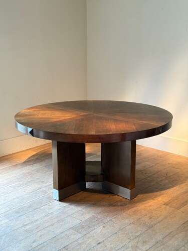 C1960 A Rare Spanish Stained Beech Table by Jordi Villanova