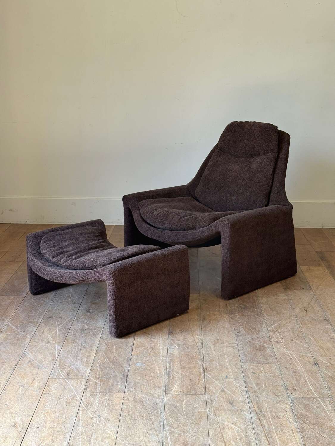C1960 An Italian Armchair & Ottoman by Vittorio Introini for Saporiti