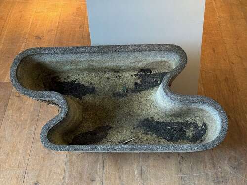 C1950 A Pair of Jean Royere Inspired French Concrete Planters