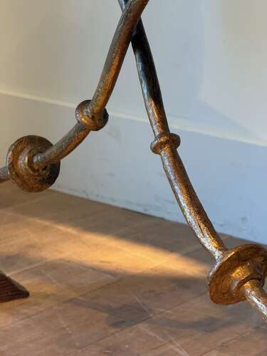 C1930 An Elegant Spanish Gilt Iron & Parcel Gilt Console Table