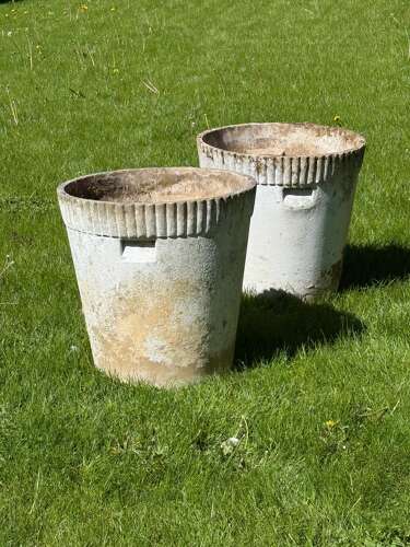 C1930-50 A Pair of French Concrete Planters