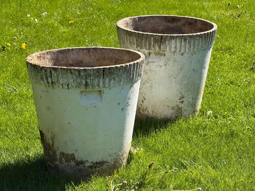 C1930-50 A Pair of French Concrete Planters