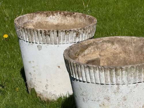 C1930-50 A Pair of French Concrete Planters