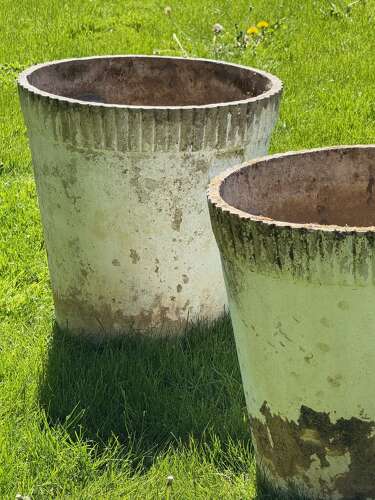 C1930-50 A Pair of French Concrete Planters