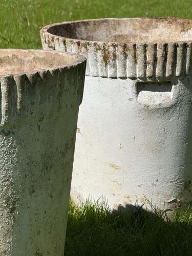 C1930-50 A Pair of French Concrete Planters