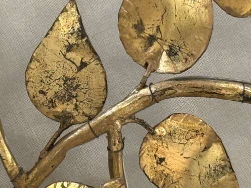 C1960 A Spanish Gilt Iron Twig Ceiling Light