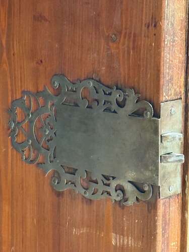 C1760 A Wonderful German Oak Panelled Baroque Cupboard