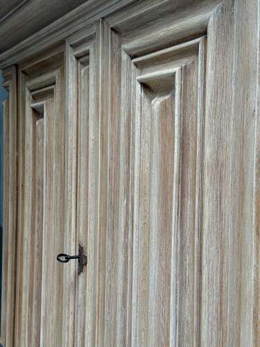 C1760 A Wonderful German Oak Panelled Baroque Cupboard