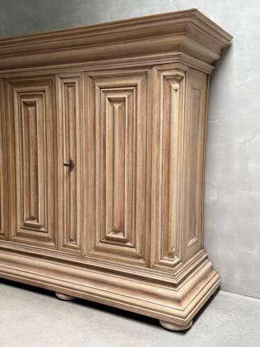 C1760 A Wonderful German Oak Panelled Baroque Cupboard