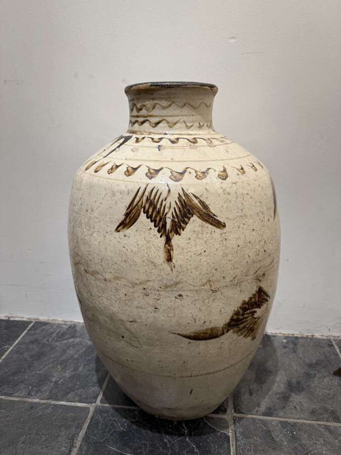C1800 A Rare Chinese Storage Pot from Cizhou