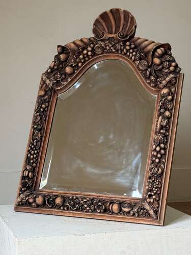 C1870 A Wonderful English Country House Oak Dressing Mirror